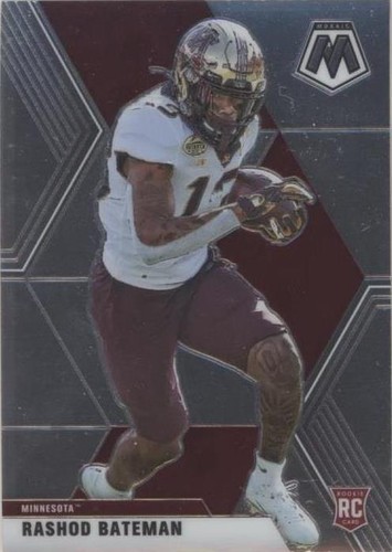 2021 Panini Mosaic Draft Picks Rashod Bateman #43