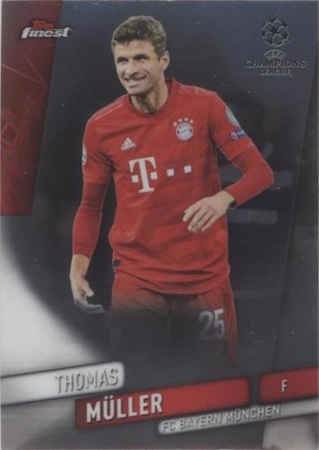 2019-20 Topps Finest UCL Thomas Müller #52