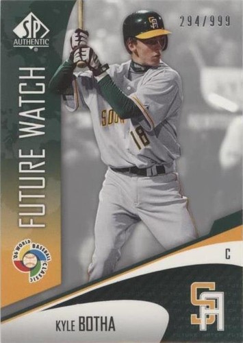 2006 SP Authentic - Kyle Botha #WBC-94