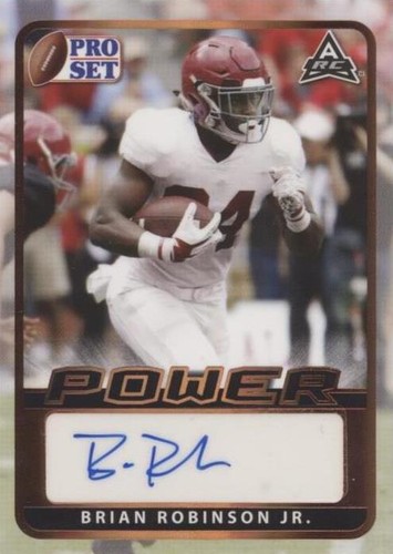 2021 Leaf Pro Set Power Brian Robinson Jr. #BA-BRJ