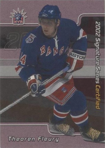 2001-02 In the Game Be A Player Signature Series - Theoren Fleury #C-46