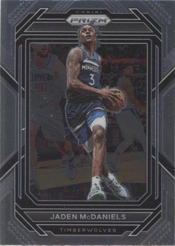 2023-24 7196C Panini Prizm RED WHITE BLUE PRIZM Jaden McDaniels