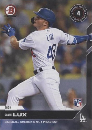 2020 Bowman Next Topps Now Baseball America's Top 100 Prospects - Gavin Lux #T16