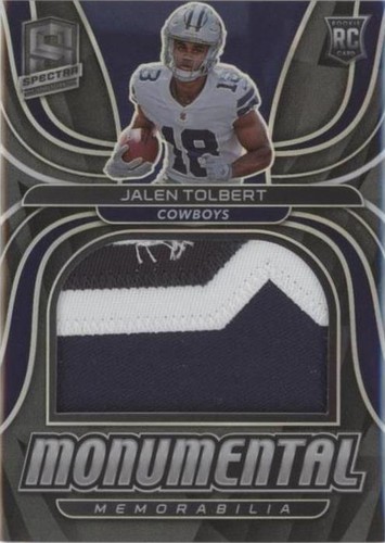 2022 Panini Spectra Jalen Tolbert #MME-JTO