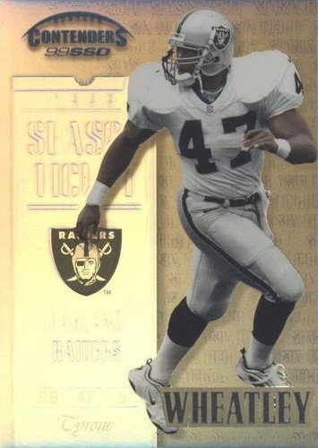 1999 Playoff Contenders SSD Tyrone Wheatley #139
