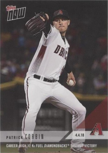 2018 Topps Now - Patrick Corbin #37