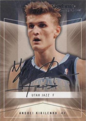 2004-05 Skybox Autographics - Andrei Kirilenko #45
