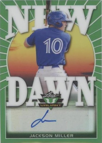 2020 Leaf Valiant - Jackson Miller #ND-JM1