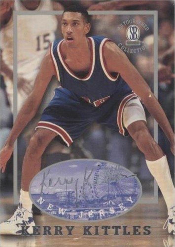 1997-98 Score Board Autographed Collection - Kerry Kittles #50