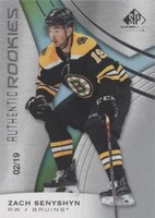 2019-20 Upper Deck SP Game Used - Zach Senyshyn #149