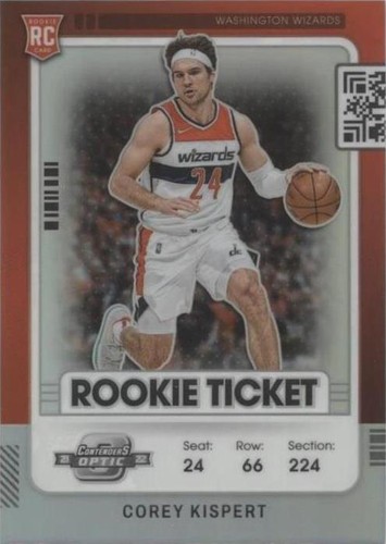 2021-22 Panini Contenders Optic - Corey Kispert #13