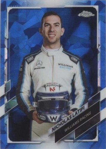 2021 Topps Chrome Sapphire Edition Formula 1 - Nicholas Latifi #20