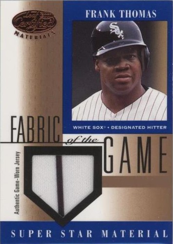 2001 Leaf Certified Materials - Frank Thomas #FG-55