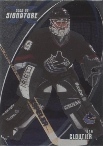 2002-03 In the Game Be A Player Signature Series - Dan Cloutier #058