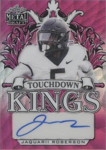 2022 Leaf Metal Draft Jaquarii Roberson #TK-JR1