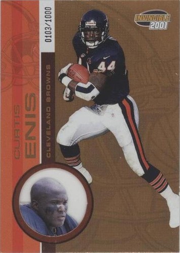 2001 Pacific Invincible Curtis Enis #57