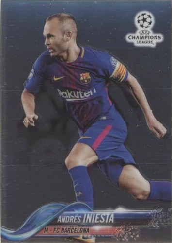 2017-18 Topps Chrome UCL Andres Iniesta #94