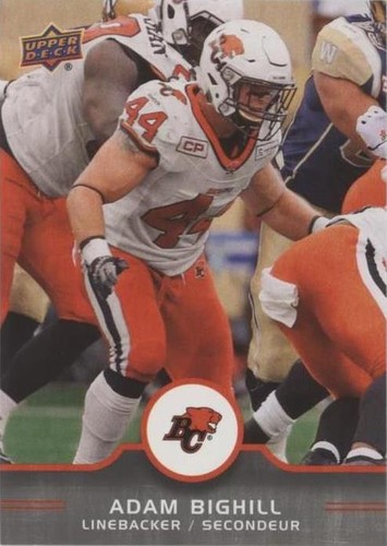 2016 Upper Deck CFL Adam Bighill #105
