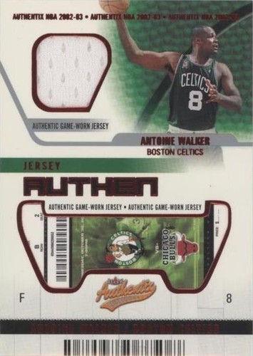 2002-03 Fleer Authentix - Antoine Walker #JA-AW