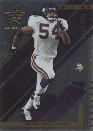 2004 Leaf Rookies & Stars Longevity Dontarrious Thomas #158