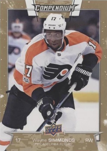 2017-18 Upper Deck Compendium - Wayne Simmonds #758