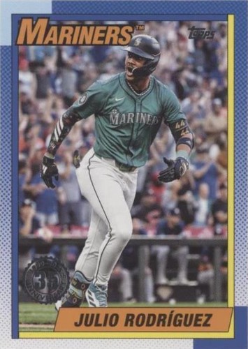 2025 Topps Heritage Julio Rodriguez #H25-11, 25th