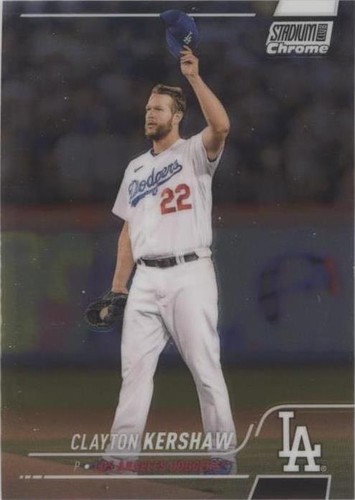 2022 Topps Stadium Club Chrome - Clayton Kershaw #89