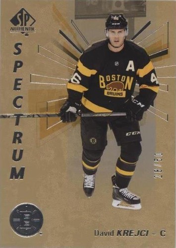 2016-17 SP Authentic - David Krejci #S-17