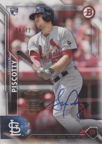 2018 Topps Archives Signature Series Active Player Edition Buybacks - Stephen Piscotty #16B-123