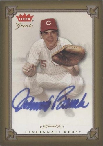 2004 Fleer Greats of the Game - Johnny Bench #GBA-JB
