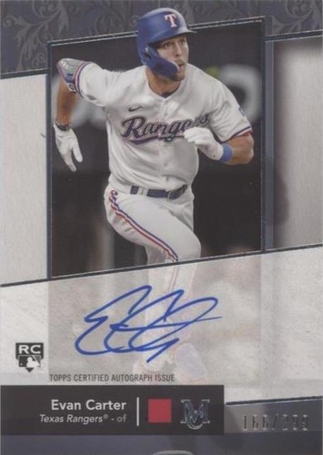 2024 Topps Museum Collection - Evan Carter #AA-EC