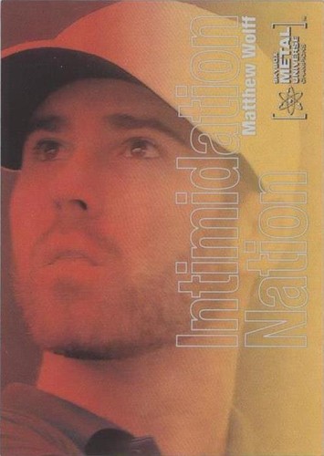 2021 Skybox Metal Universe Champions - Matthew Wolff #IN-18