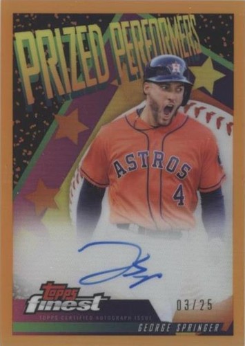 2019 Topps Finest - George Springer #PPA GS
