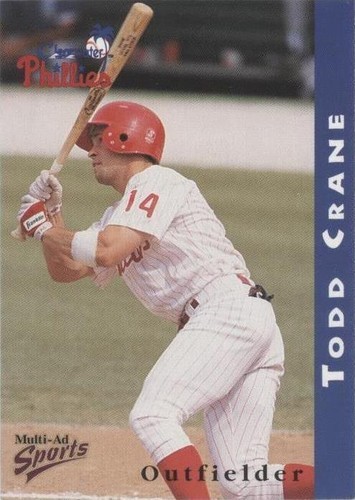 1998 Multi-Ad Sports Clearwater Phillies - Todd Crane #5
