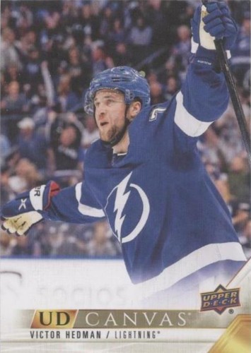 UPPER DECK NHLカード SP GAME USED VICTOR HEDMAN TAMPA BAY LIGHTNING 90/99 #17 送料無料 中古 IT2 2022-23 Victor Hedman Green Dazzlers Upper Deck Series 1