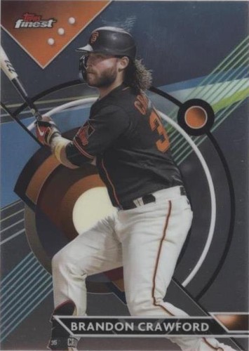 2023 Topps Finest - Brandon Crawford #25