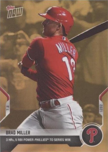 2021 Topps Now Road to Opening Day - Brad Miller #ODB-18