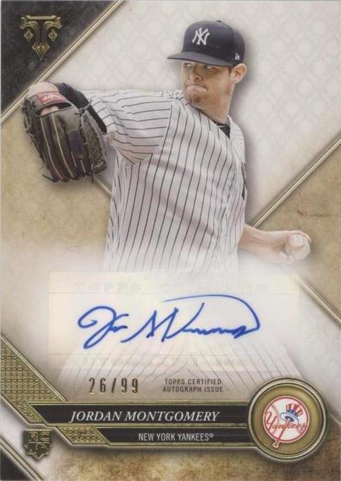 2017 Topps Triple Threads - Jordan Montgomery #RA-JMO