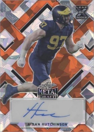 2022 Leaf Metal Draft Aidan Hutchinson #BA-AH1