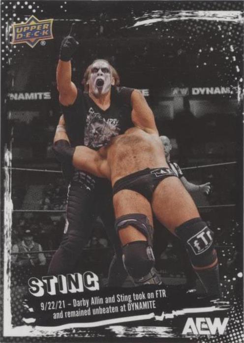 2024 Upper Deck Aew the Icon Sting Weekly - Sting #5