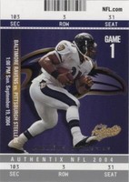 2004 Fleer Authentix Jamal Lewis #58