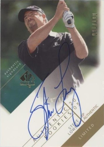 2003 SP Authentic - Steve Lowery #105