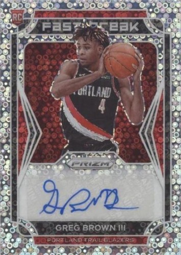 2021-22 Panini Prizm - Greg Brown III #FBR-GBR