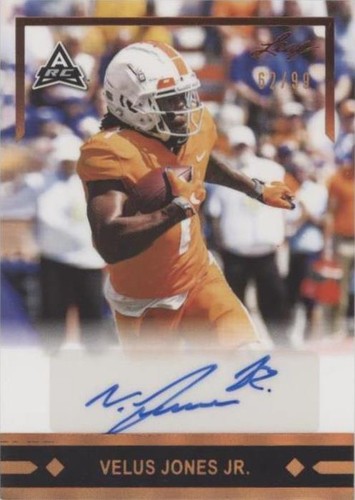 2021 Leaf Memories Velus Jones Jr. #GLR-VJJ