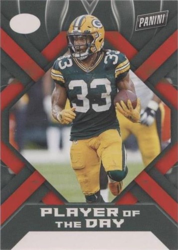2022 Panini Player of the Day Aaron Jones #21