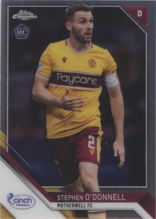 2021-22 Topps Chrome SPFL Scottish Premier League Stephen O'donnell #130