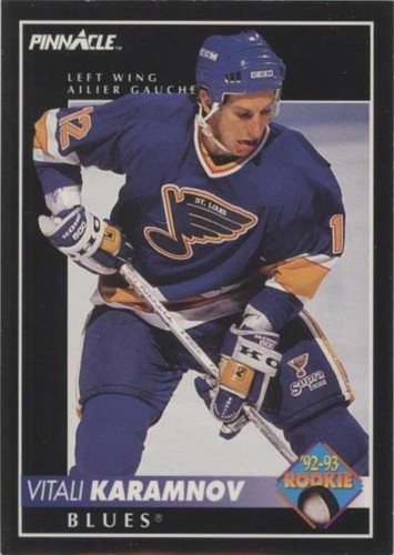1992-93 Pinnacle Canadian - Vitali Karamnov #398