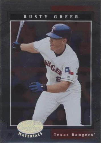 2001 Leaf Certified Materials - Rusty Greer #89