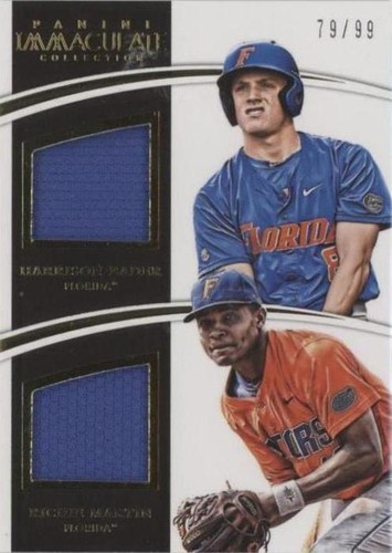 2015 Panini Immaculate Collection Collegiate - Harrison Bader Richie Martin #9