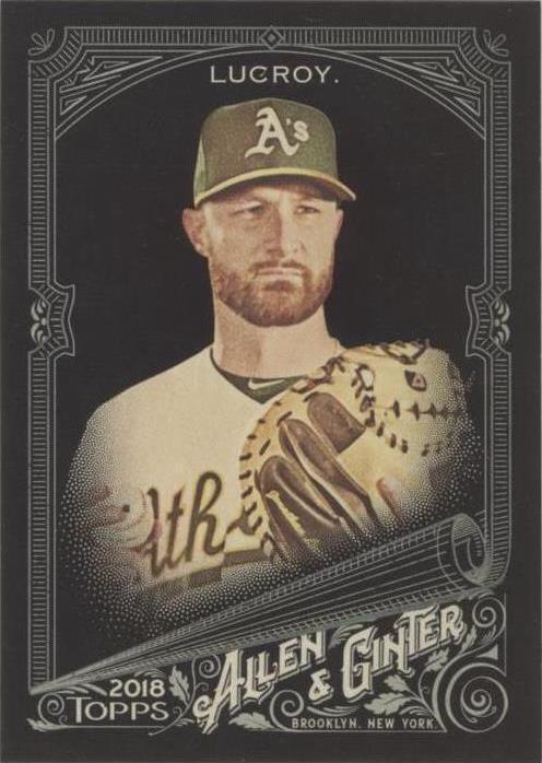 2018 Topps Allen & Ginter's X - Jonathan Lucroy #38